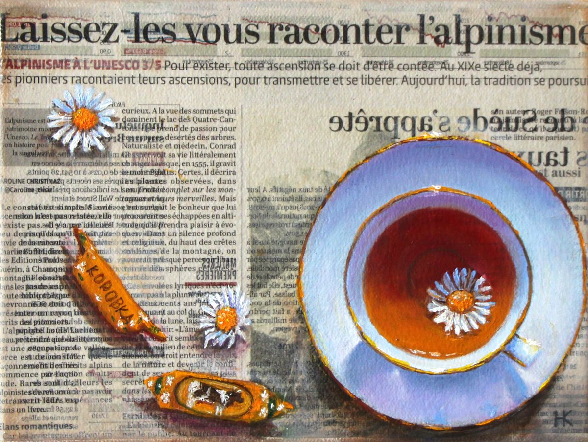 Good morning ❤️🎨
#tea with the aroma of #chamomile, delicious #candy... isn't this a great start to the day?
 opensea.io/assets/0x495f9…

#NFTart #NFTartist #NFT #NFTs #NFTcommunity #nftpainters