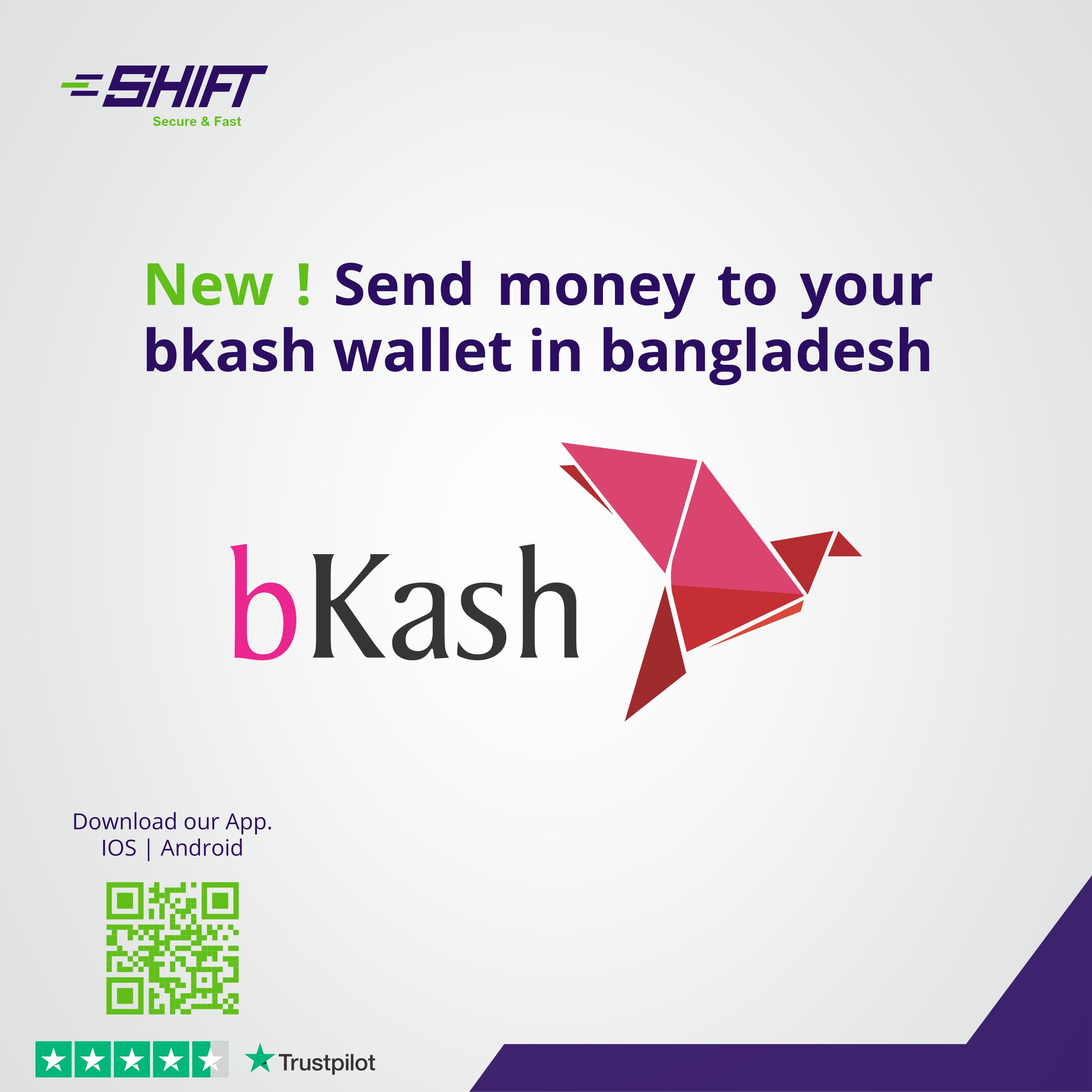 Bkash send sale money