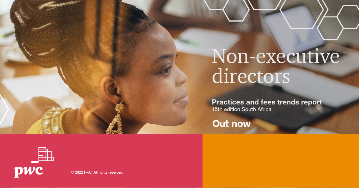 pwc_za's tweet photo. Today we launch the 15th edition of our Non-executive directors: Practices and fees trends report. Our findings reveal three key themes dominating the boardroom. Explore here: https://t.co/RPNVSJpmX5 #PwCReward #NEDs #NEDReport #ExecutivePay https://t.co/JXujxDBKKn