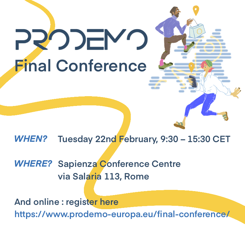 prodemoeu's tweet photo. Only a few days left to register for the PRODEMO Conference, THE event about political participation of mobile Europeans 🤩. There are still a few tickets left so don’t wait to secure your spot 🏃➡️https://t.co/3rzUif7Rv5 https://t.co/hvVhdZovZ1