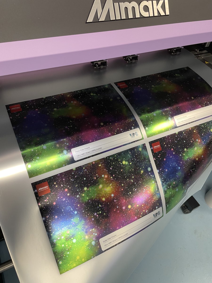 YPS_Digital's tweet image. @Drytac Polar Chrome samples printing at YPS!

#Drytac #DrytacMedia #LargeFormatMedia #DrytacPolarChrome