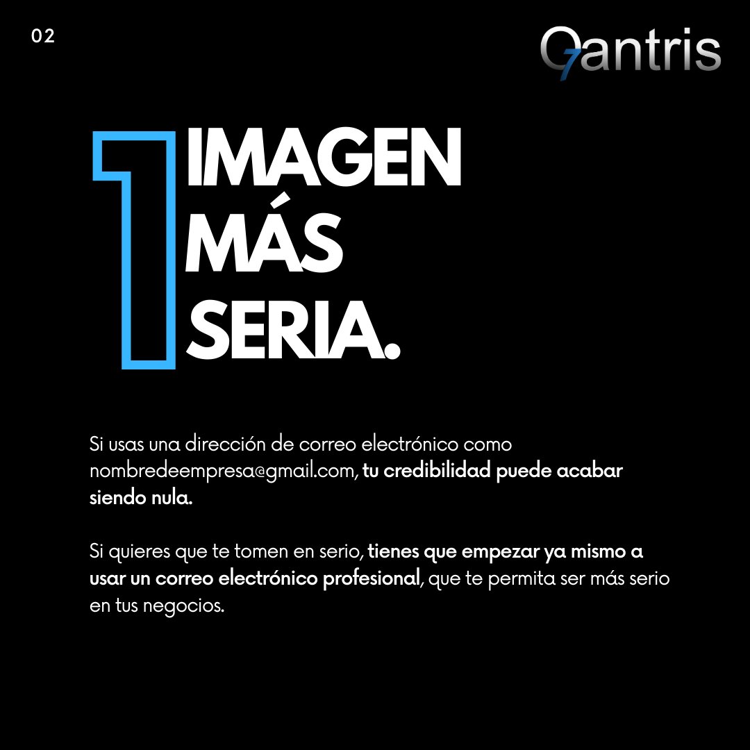 qantris's tweet photo. El Correo Corporativo es una dirección de correo electrónico que contiene el nombre comercial de una empresa; su nombre lo distingue de los correos electrónicos personales, que por lo general son gratis. https://t.co/tQ4pSH0znw
