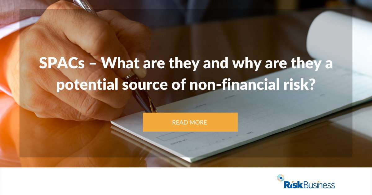 RiskBusines's tweet photo. Our latest report looks closely at SPACs, what they are, why there are SPAC concerns, and the key areas for the financial services industry to potentially explore in the future.

Read more here:

https://t.co/1EitpRj7Su

#financialservices #financialservicesindustry #spacs #risk https://t.co/EuG1a9xWNT