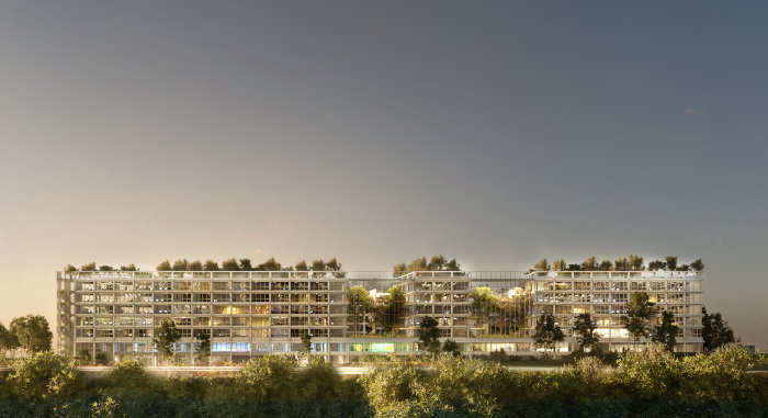 A #Montpellier, la Halle Nova posera 26 500 m2 de bureaux et commerces dans la Zac Cambacérès
Elle s’affiche comme un "tiers-lieu hybride tertiaire, innovant, intelligent, fonctionnel et écologique", proche du centre commercial Odysseum. innovapresse.com/immobilier-ent…