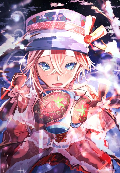 アップルボア🌹も絶対可愛い。
 #ツイステファンアート 
 #twstファンアート 
⚠衣装微捏造 