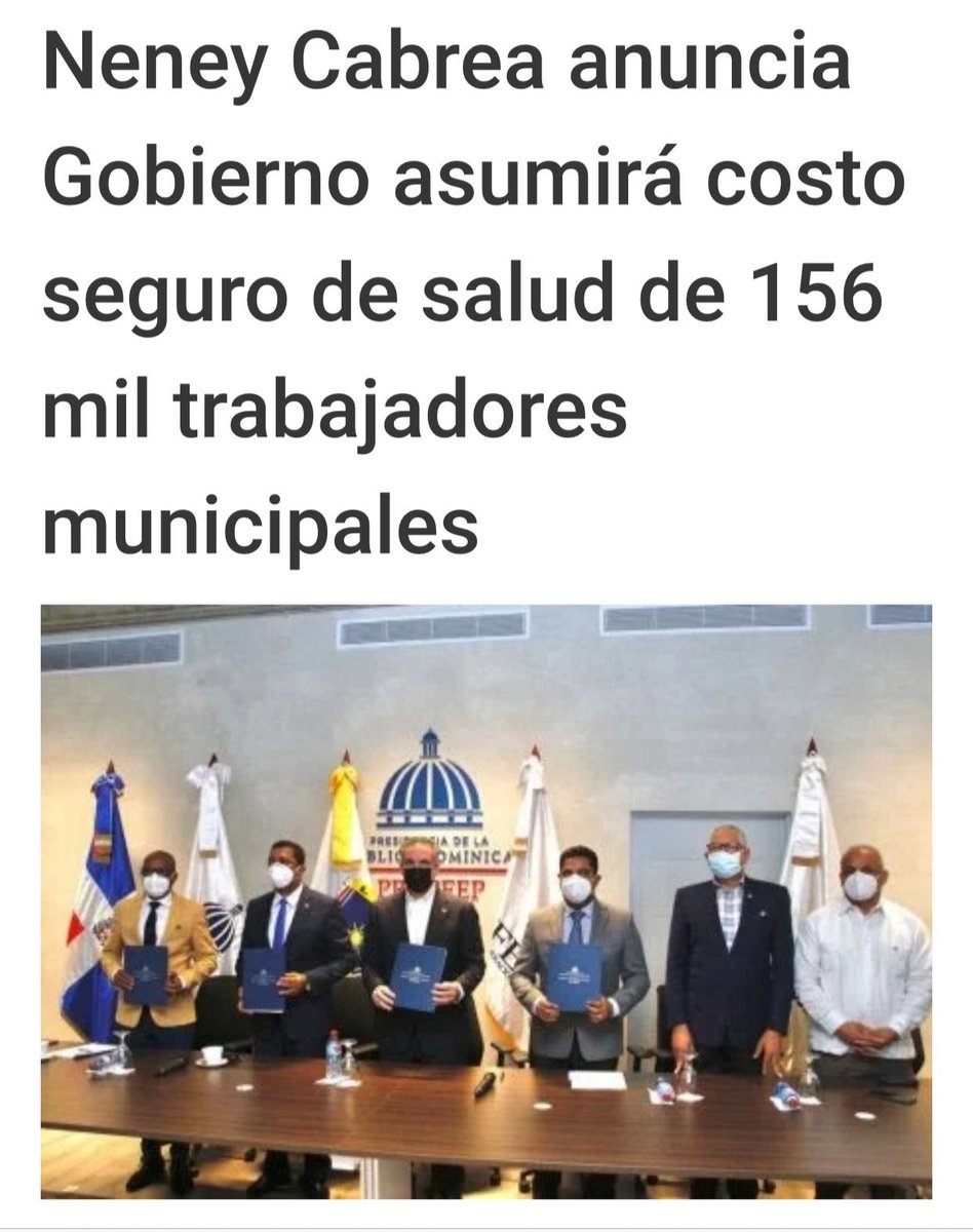 Hasta cuando seguirán los #ServidoresMunicipales sin seguro médico privado. 

<a href="/neneycabrera/">Neney Cabrera</a> ¿su anuncio se quedará en promesa?

<a href="/SusanaGautreau/">Susana Gautreau de Windt 🇩🇴</a> <a href="/julietatejada/">Julieta Tejada</a> <a href="/FelixPortes/">Dr. Félix Portes</a> <a href="/fedomurd/">Federación Dominicana de Municipios</a> <a href="/VictorDazaT/">Víctor D'Aza</a> <a href="/kelvinalcalde/">Kelvin ledesma alcalde</a> <a href="/Jose_CMedina/">Jose Dario Cepeda Medina.</a> 

El gobierno no nos escucha😷🤦‍♀️ #FavorCompartir 🙏🏾