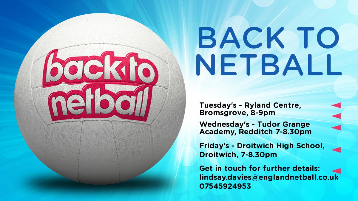 It's a brand new week and a perfect time to try something new - come and give one of our Back to Netball sessions a go 👭🏐