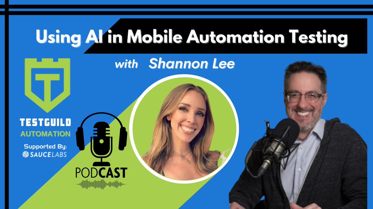 joecolantonio's tweet image. New automation podcast is out! Listen to Shannon Lee, a Developer Evangelist for Kobiton, to find out how AI can help with mobile automation testing. Check it out! 👉 bit.ly/34l124M #mobileautomationtesting #ai #testguildpodcast