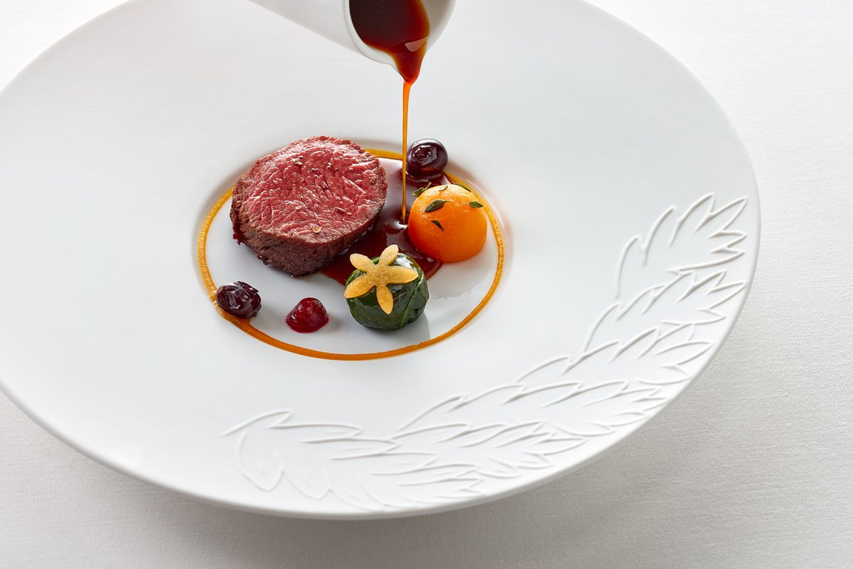 Rhug estate venison - Umeboshi blueberry - Szechuan - foie - pumpkin - ginger

<a href="/FerneryNarberth/">Fernery Restaurant</a> <a href="/douglasbalish/">douglas balish</a>