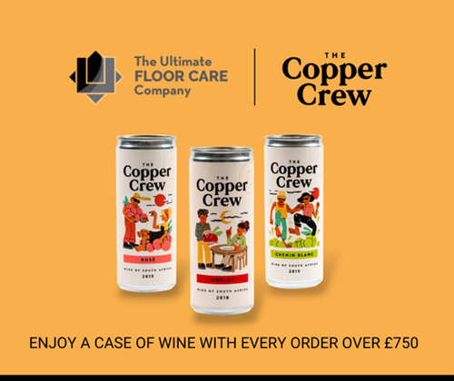 In celebration of a recent move to our new warehouse, we've partnered up with <a href="/CopperCrewWines/">The Copper Crew</a>. 🍷 Spend £750 ex VAT to receive a 6 pack of their wine!

While stocks last. 🙌

#specialoffer #coppercrewwines #flooring #floorcare #sanding