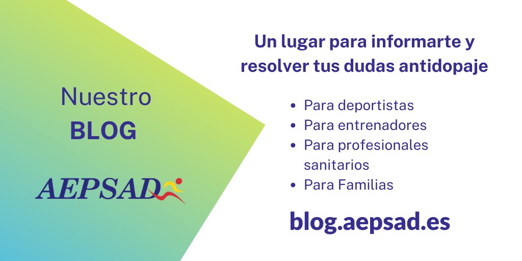 CELAD_esp's tweet photo. ¿Eres deportista🎽 , entrenador 🎯o personal de apoyo del deportista federado 👨‍⚕️? En #BlogAEPSAD puedes encontrar información de utilidad para prevenir el dopaje e impulsar los valores del  #deportelimpio. https://t.co/Vea0xZjx81 https://t.co/cxqHUJwOfc