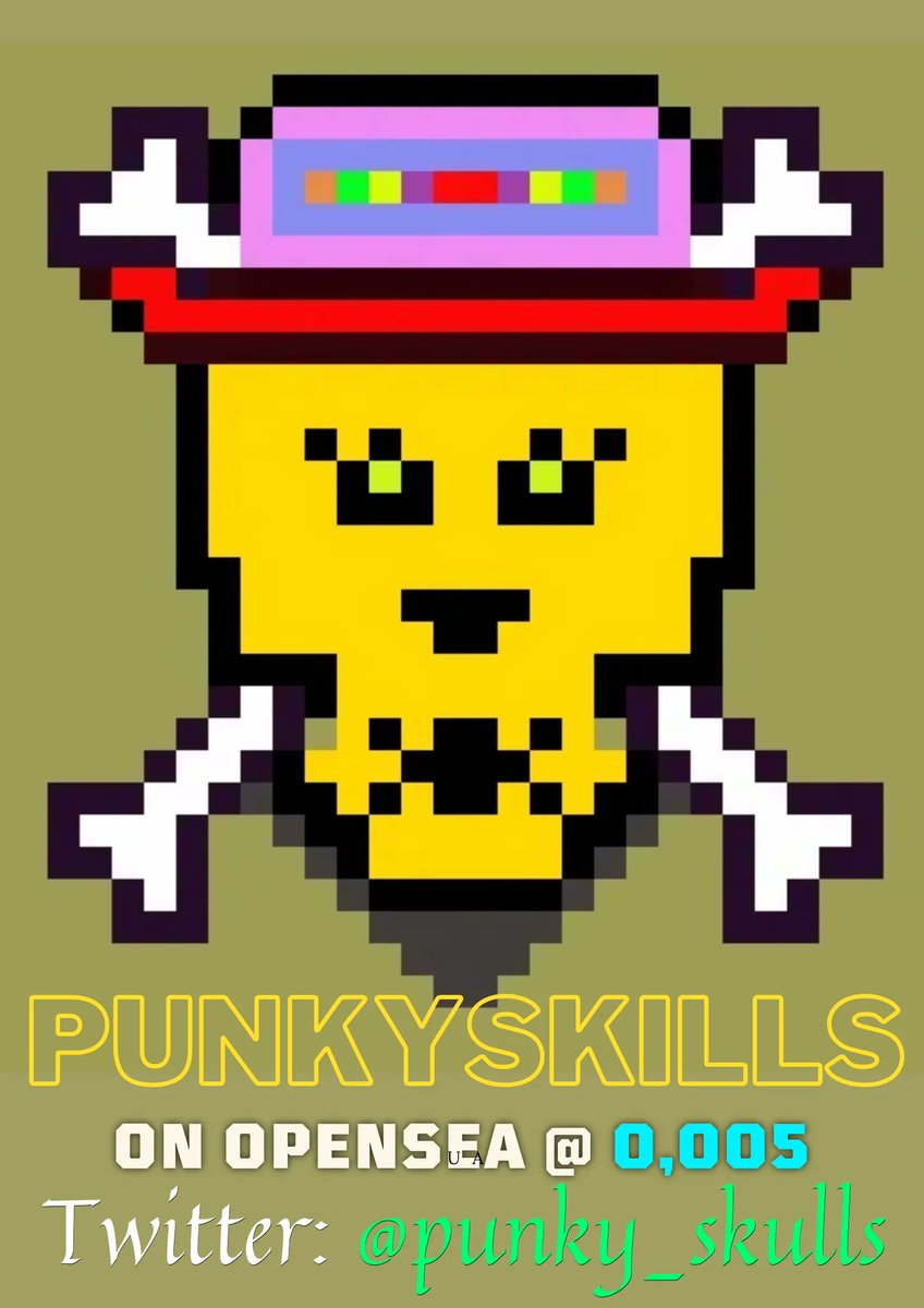 punky_skulls's tweet photo. Hii @Crypto_Skulls 
New skulls are one town🚀👌
#NFT #NFTs #NFTCollection https://t.co/SzPdsv5iSi