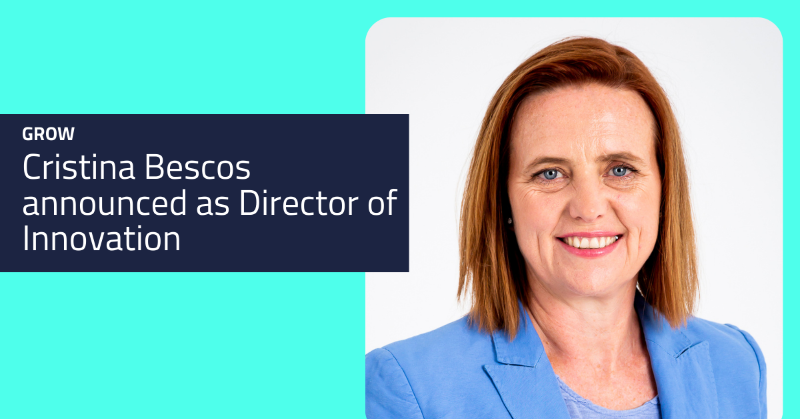 EITHealth's tweet photo. We are proud to announce @XtinaBescos as our new Director of Innovation. 

Cristina will lead the strategic development of EIT Health’s innovation projects, together with our partners.

Learn more: https://t.co/mQdscz3oNg

#HealthcareInnovation
