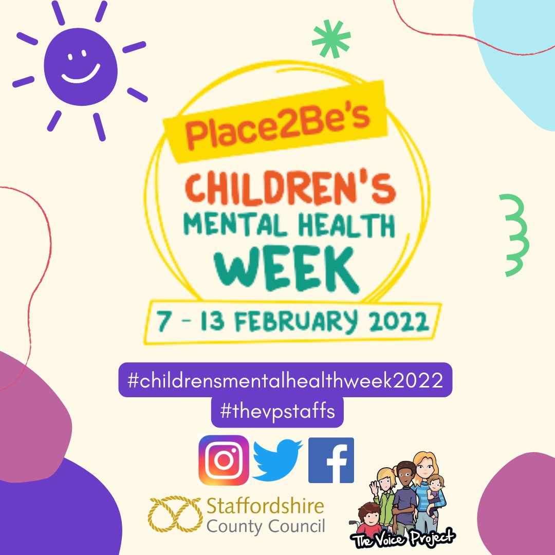 This week it is #childrensmentalhealthweek2022 and here at The Voice Project we are keen to share ideas and tips about how you can keep your mental health in check. Look out for our daily posts and share your tips and tricks that you use to support your mental health #thevpstaffs