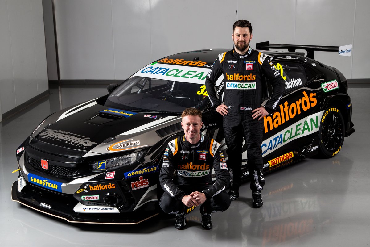 Catacleanuk's tweet photo. 🚨 @GordonShedden and @DanielRowbottom return 
to the 2022 @BTCC grid with the Halfords Racing with Cataclean team.

For the full story, click the link below 👇
https://t.co/TPL67Gagkm

@TeamDynamics 

#Cataclean #BTCC #BRDC #Rowbo32 #Flash52 #TeamDynamics #Halfords https://t.co/KkgcwryQ9g