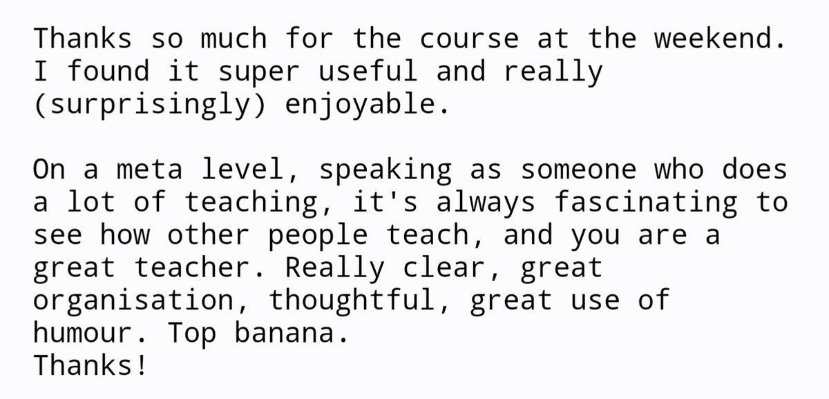 Love getting feedback like this. Makes all the thought before and during so worth while.

no-mad.org/post/why-doing…