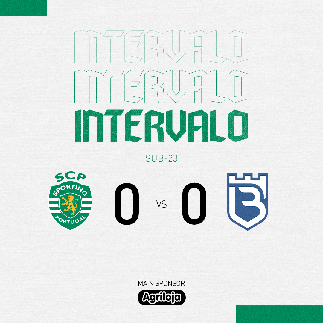 SportingCP's tweet photo. #Sub23SCP | ⏸️ INTERVALO:
Tudo empatado no Estádio Aurélio Pereira.
#SCPBFS #LigaRevelação https://t.co/oVlhrAAlHB