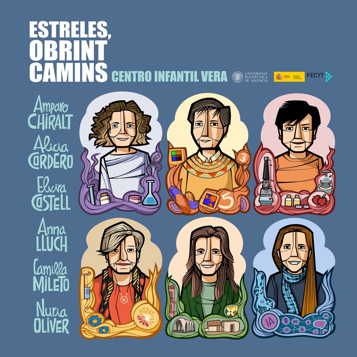 Seis prestigiosas investigadoras darán nombre a las aulas del centro infantil Vera de la Universitat Politècnica de València: i.upv.es/3HFqD7e

#11F #11F2022 #mujeryciencia #11F #díamujeryniñaenciencia 

[<a href="/UPV/">Universitat Politècnica de València</a> + <a href="/FECYT_Ciencia/">FECYT</a>] x <a href="/11defebreroES/">Día Mujer y Ciencia</a>