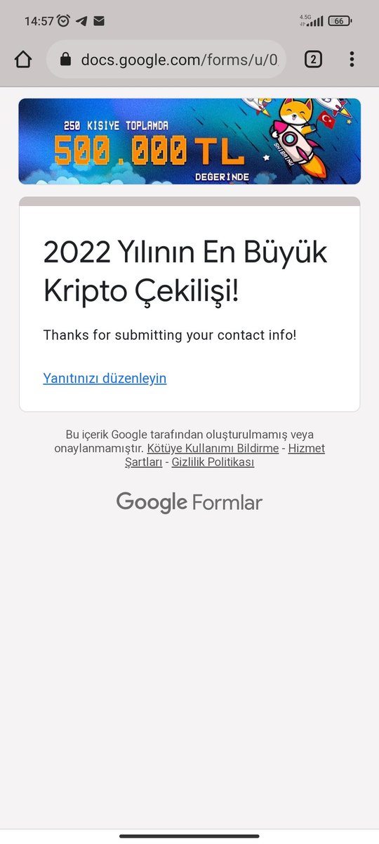 Altan_eee's tweet photo. @KriptoZengini0 @coinvesttrade #500binTL Şansını dene https://t.co/itxFmUPpfD