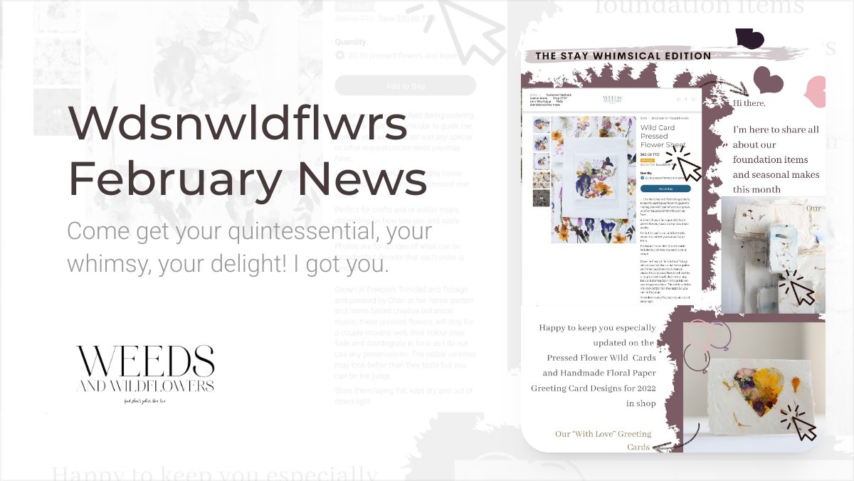 IntrovertlyB's tweet image. Wdsnwldflwrs Feb News - eepurl.com/hT7j3H