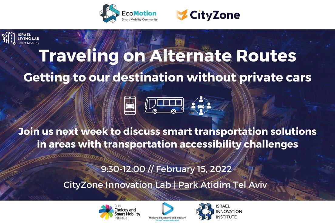 Israel Smart Mobility Living Lab tweet media