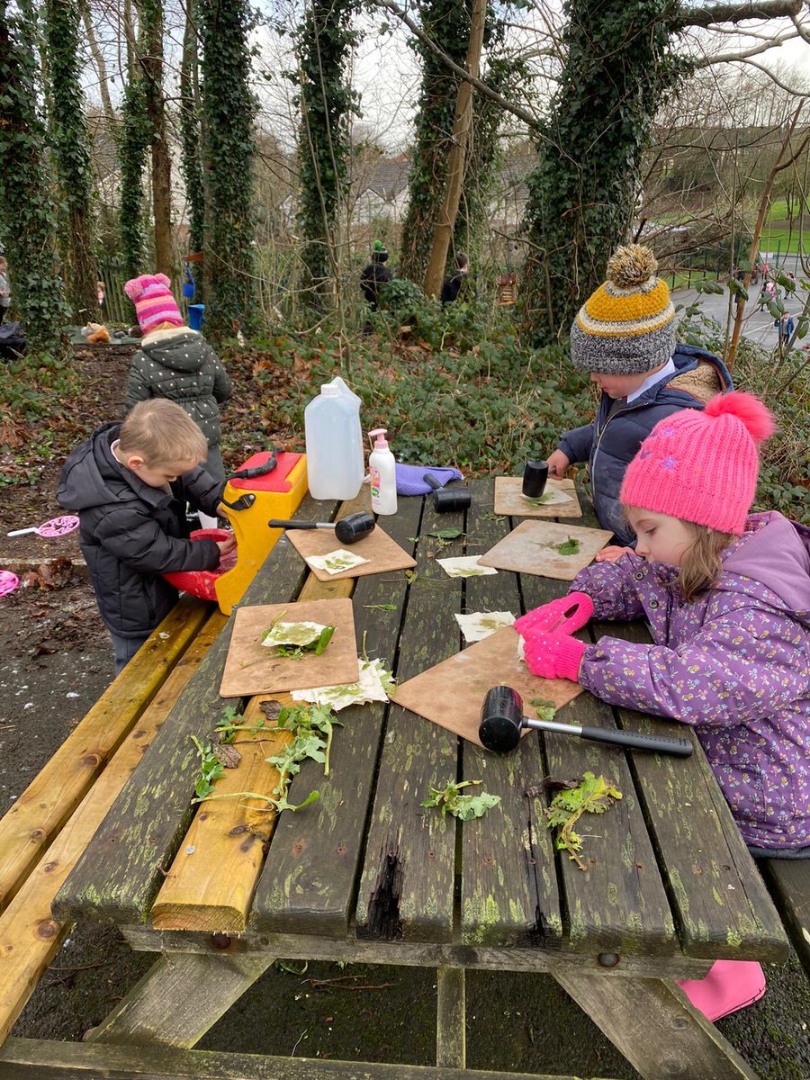 principalhfps's tweet photo. Miss Strathern’s class have been loving their forest school work today. 😂😂😂 @Education_NI @nurtureni https://t.co/I9U6tUmu76