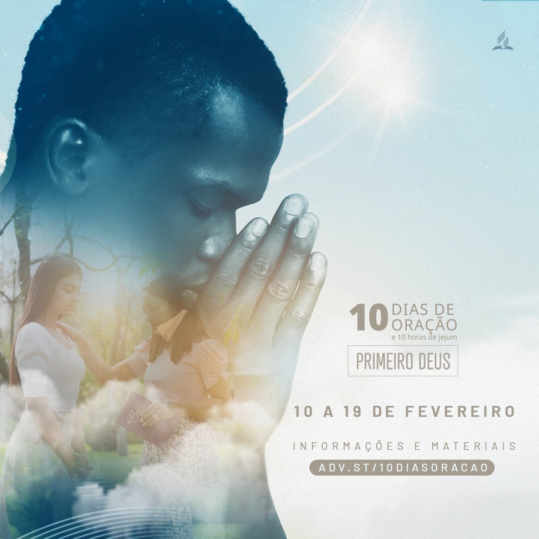 Estamos chegando aos 10 dias de oração e 10 horas de jejum - Primeiro Deus. Mas entenda que esse movimento só faz sentido se você se envolver pessoalmente. A oração não é uma mágica, mas um exercício de depender de Deus e mostrar interesse pelo próximo. bit.ly/3LfrL3t