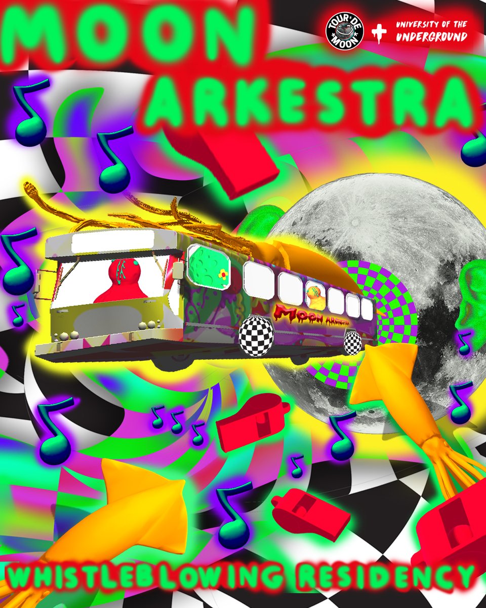 Tour de Moon (@tourdemoon) on Twitter photo Tour de Moon and <a href="/UniUndergrd/">UniOfTheUnderground</a> present to you:
MOON ARKESTRA! 🎶 💥
We are looking for UK based musicians to join the 100% fully electric Moon Convoy crew and tour with us around England as a part of this once in a lifetime mobile educational and learning residency! Tour de Moon and <a href="/UniUndergrd/">UniOfTheUnderground</a> present to you:
MOON ARKESTRA! 🎶 💥
We are looking for UK based musicians to join the 100% fully electric Moon Convoy crew and tour with us around England as a part of this once in a lifetime mobile educational and learning residency!