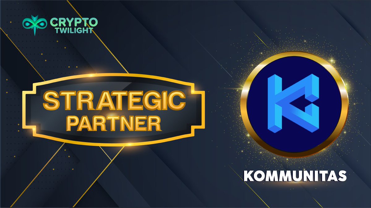 CryptoTwilight's tweet image. We are pleased to announce our next Strategic Partner Kommunitas.(@Kommunitas1)

What&apos;s Kommunitas?
Kommunitas Is a decentralized and tier-less Launchpad. The solution for Multi Chain oriented projects. Kommunitas welcomes project from various blockchain.