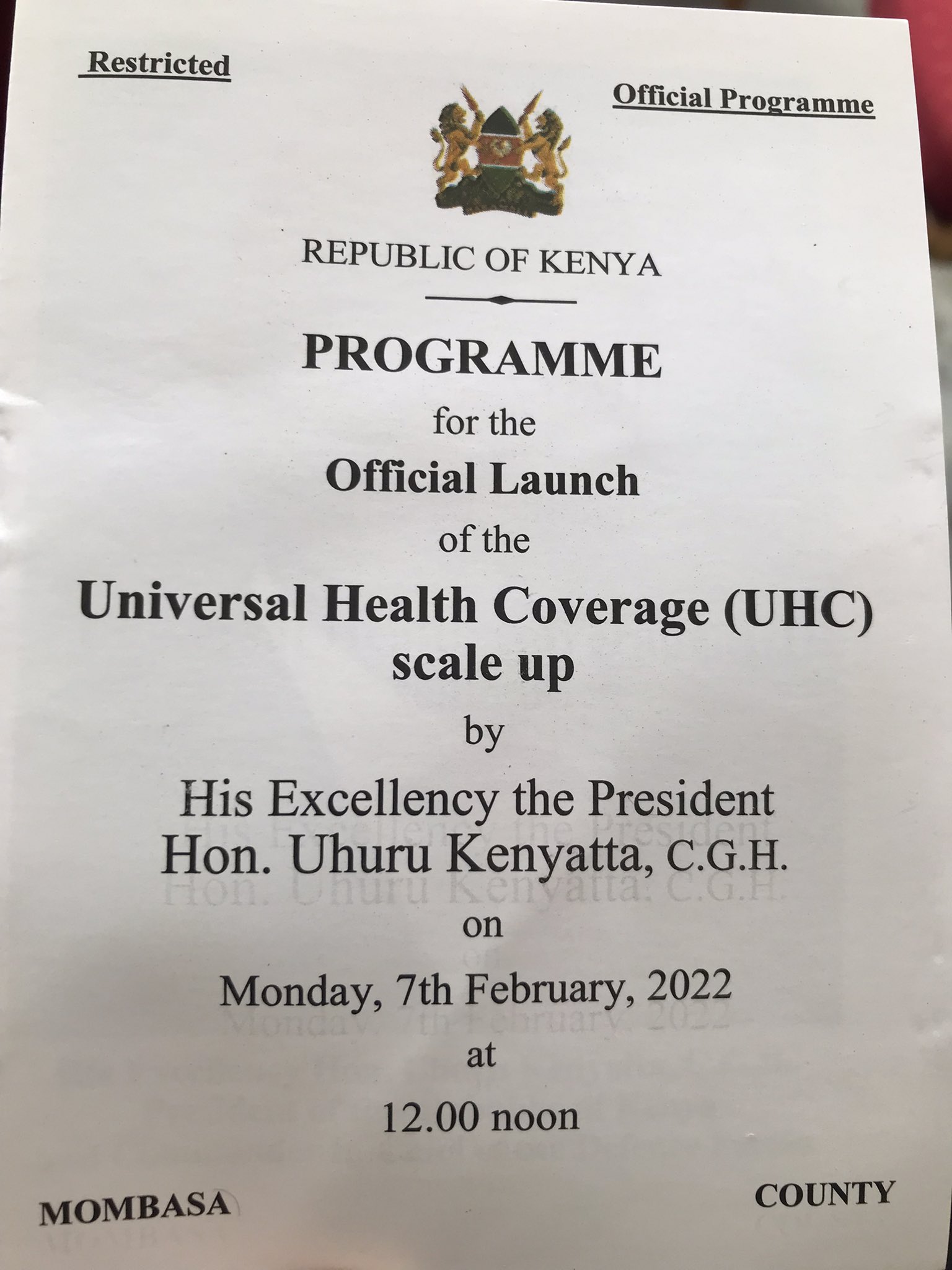 Uhc Fee Schedule 2022 Allan Maleche On Twitter: "As @Statehousekenya Proceeds To 🚀 The #Uhc Scale  Up. A Few Questions To @Moh_Kenya & @Kenyagovernors 1. Were The Four Pilot  Projects Successful? 2. What Lessons Can Be