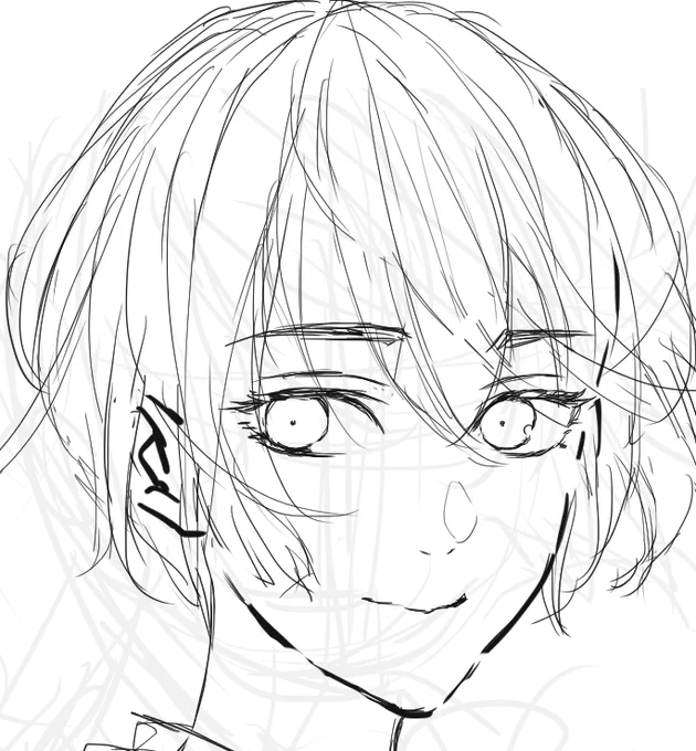 相変わらず絵柄迷走中ですが、少しずつ好きな顔が描けるようになってきた…気がする 