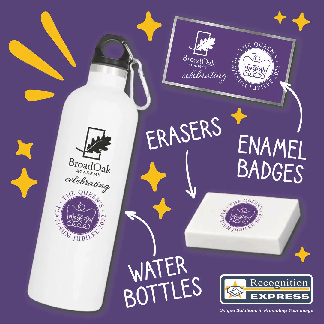 Yesterday The Queen became the first British monarch to celebrate a #PlatinumJubilee, marking a 70-year reign. 👑 

This once in a lifetime event will be something that schools will be celebrating. We can help your school make this truly memorable with branded merchandise.