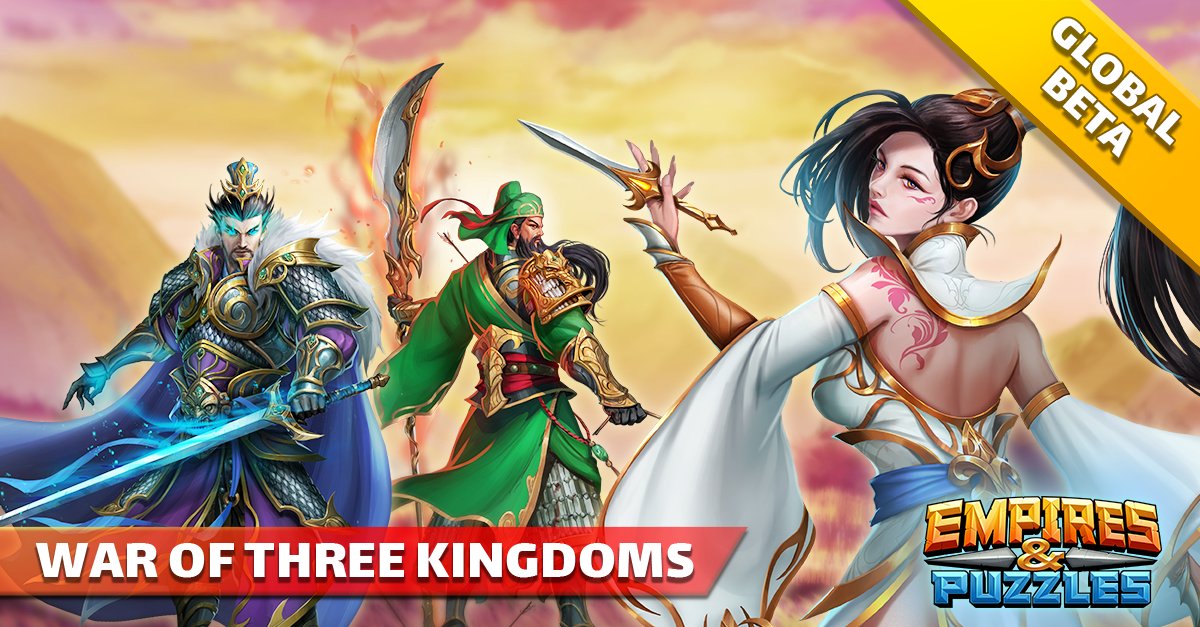 Global beta has begun for War of the Three Kingdoms! Head over to the Quests map to join in on the fun.⚔️ ❗Registration closes at 2022-02-08, 12:00 UTC — don't forget to sign up in time! 👉 Check out the schedule & share feedback on the Community Forum: ow.ly/h5ok50HO3RA