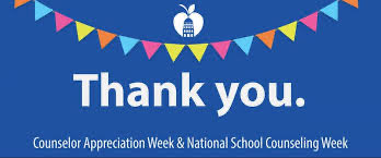 Professional School Counselors, you make a difference in the success of students and you are appreciated!!