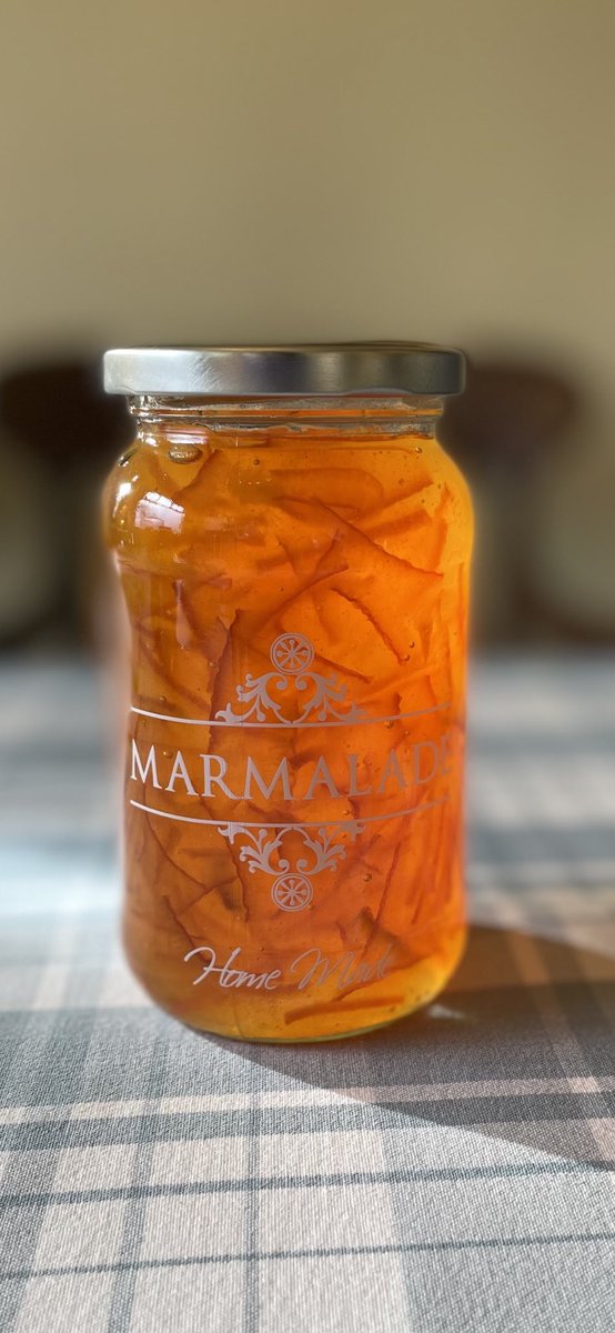 Spent the weekend making marmalade! Nothing beats eating homemade preserves! Just four ingredients, Seville oranges, lemon, sugar and spring water. #marmalade #sevilleoranges #makeyourown #homemade #preserve