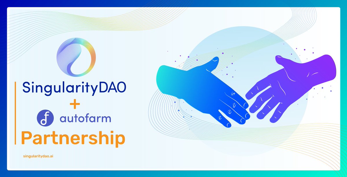 @SingularityDAO @Autofarmnetwork #Airdrop $SDAO to both communities # of Likes =# of winners # of ReTweets =Airdrop Size 50 RT =500 SDAO 100 RT =1000 SDAO 500 RT =5000 SDAO 1000 RT =10000 SDAO Enter bit.ly/3ottMz6 Join t.me/SingularityDAO and t.me/autofarm_netwo…