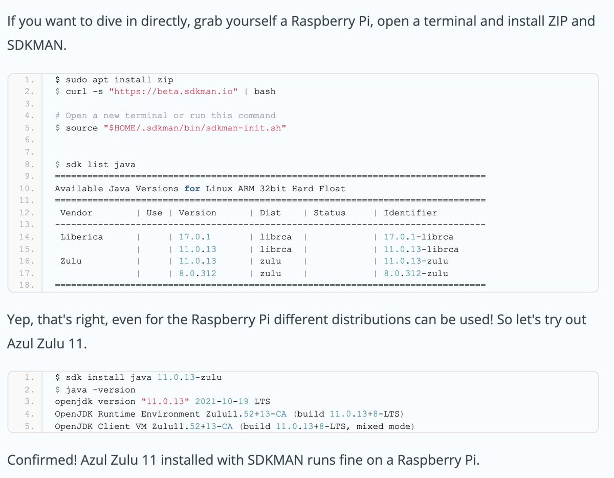 foojayio's tweet image. Easy as pi: #Java on #RaspberryPi via @sdkman_ makes the getting-started process a lot easier. @FrankDelporte tells you all about it today on Foojay.io: foojay.io/today/installi… #JavaOnRaspberryPi