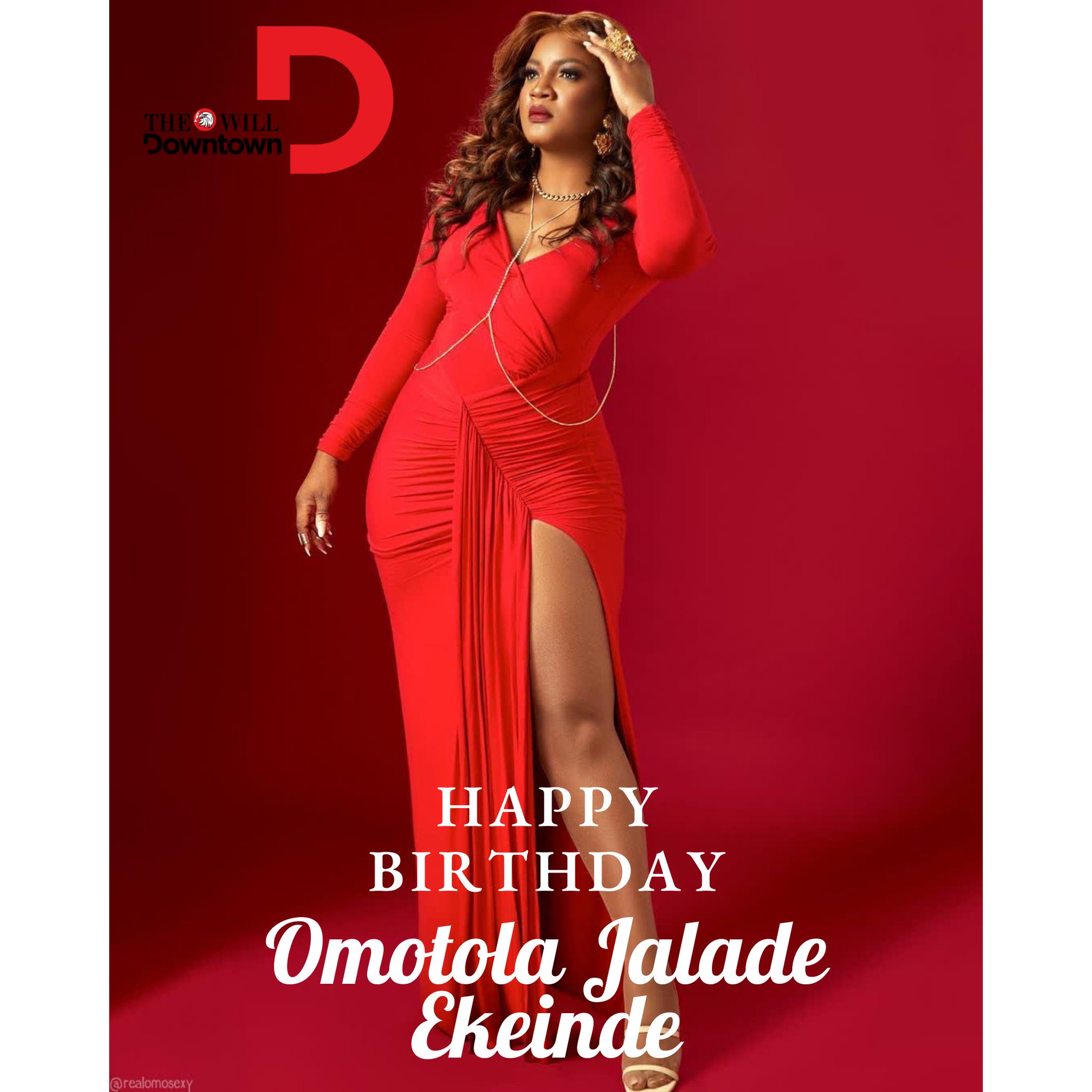 Happy Birthday to Omotola Jalade Ekeinde   From Downtown Team.   