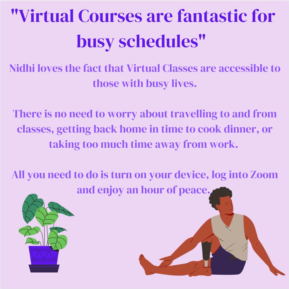 Yoga_Sheffield's tweet photo. It’s not too late to book onto our Virtual New Starter Course - have a swipe through these slides to hear the reasons why Nidhi loves teaching this class 💜

Book your place here: https://t.co/ldB55iJimq

#yoga #sheffield #sheffieldissuper #yogasheffield #students https://t.co/LseJMDR8C1