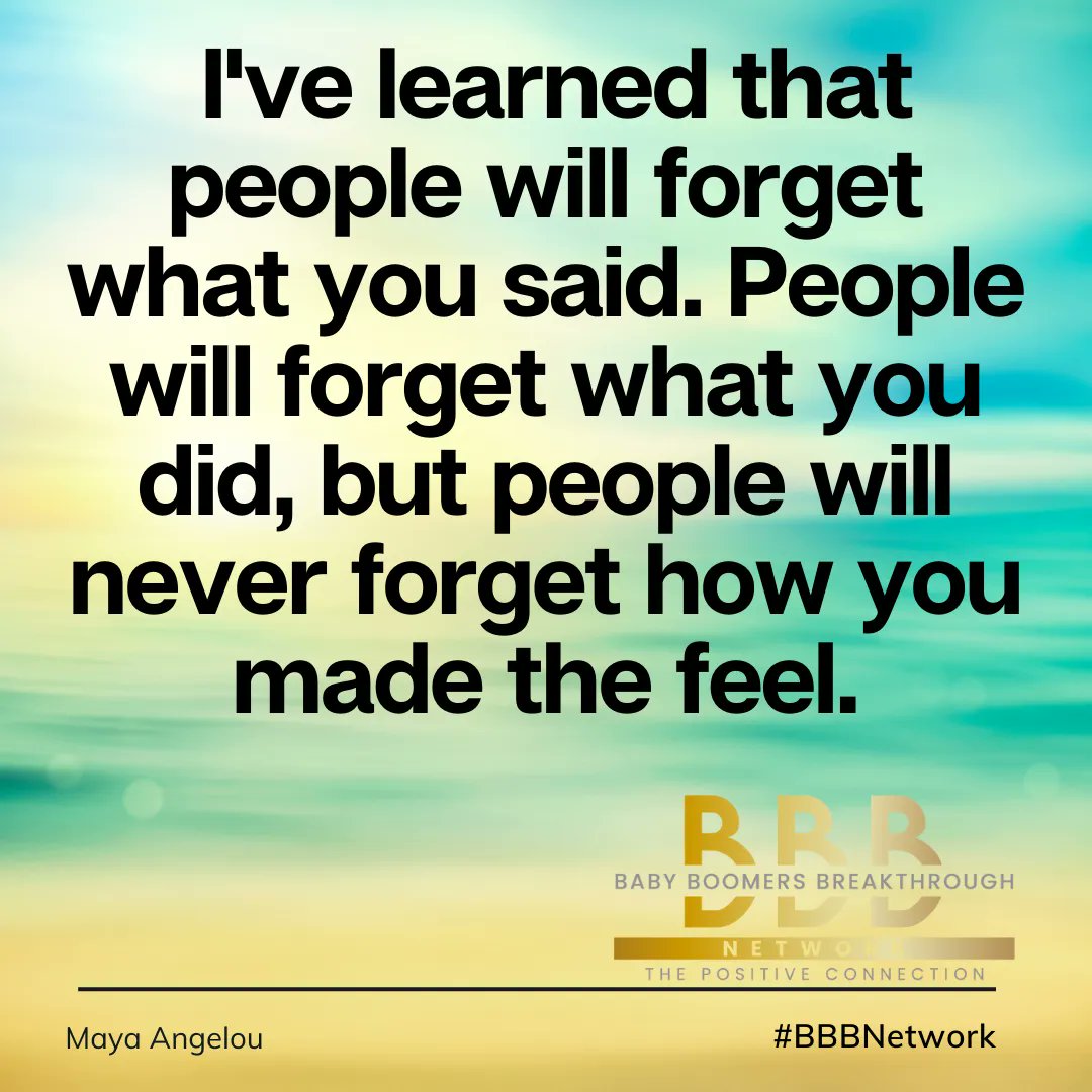 Remember  Baby Boomers , 'We must move on because our lives Matters too.'  Let the BBB Network show you how important you are.  Join today and get monthly updates on topics that interest Baby Boomers along with monthly events for a positive connection. buff.ly/32Va9bK