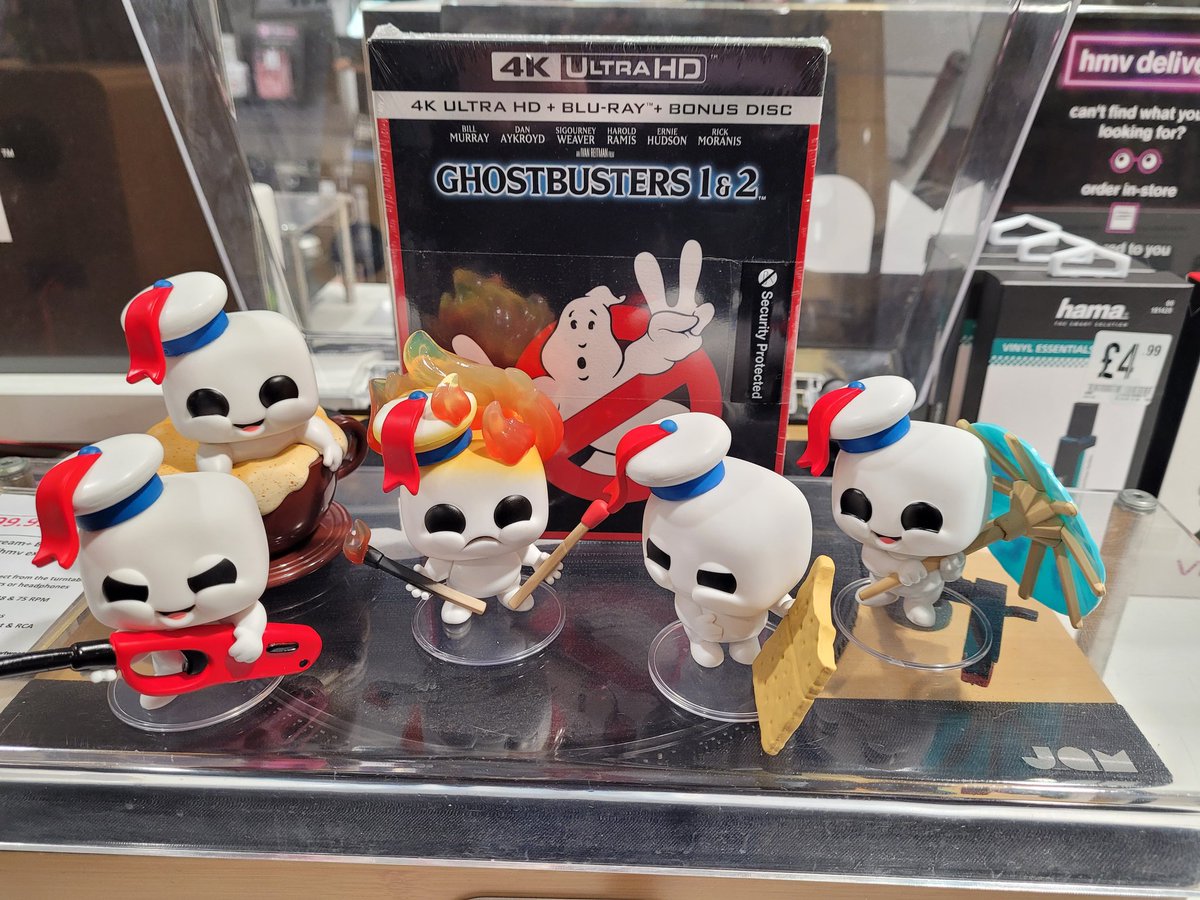 hmvArgyleSt's tweet photo. @Ghostbusters mini puft @FunkoEurope pops now available in store. So cute!! #hmv #hmvlovesfunko https://t.co/bduByAjoqh