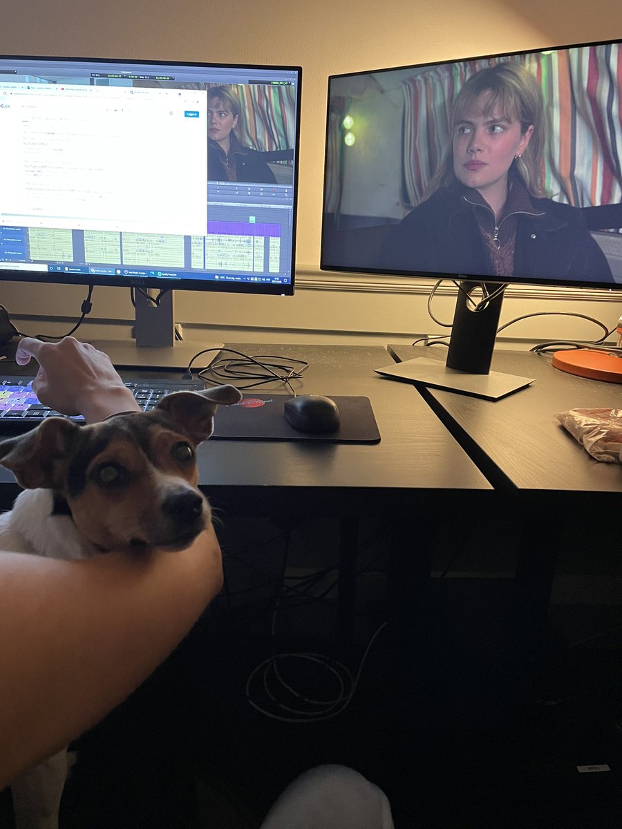 CPMontell's tweet photo. A little dissapointed that I have not seen a single bit of praise for my dog’s incredible performance as ”Dog” in ep 4. She gave that part her all. Method actor as she is. 
#svteagles https://t.co/fqkF0hejwu