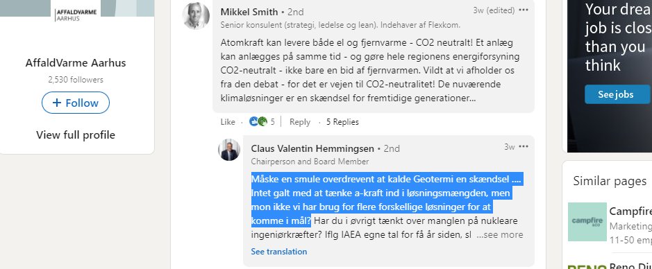 madsnyvold's tweet photo. Skal ikke vurdere, om det er et nybrud, men cool at se folk fra Esplanaden ikke er blege for at give et nap med i kommentartråde m uddybende svar på kritik. I dette tilfælde mangeårig @Maersk-direktør Claus V. Hemmingsen om geotermi #dkenergy
https://t.co/5MRf0YQigz #Innargi https://t.co/oJOiELtjJK