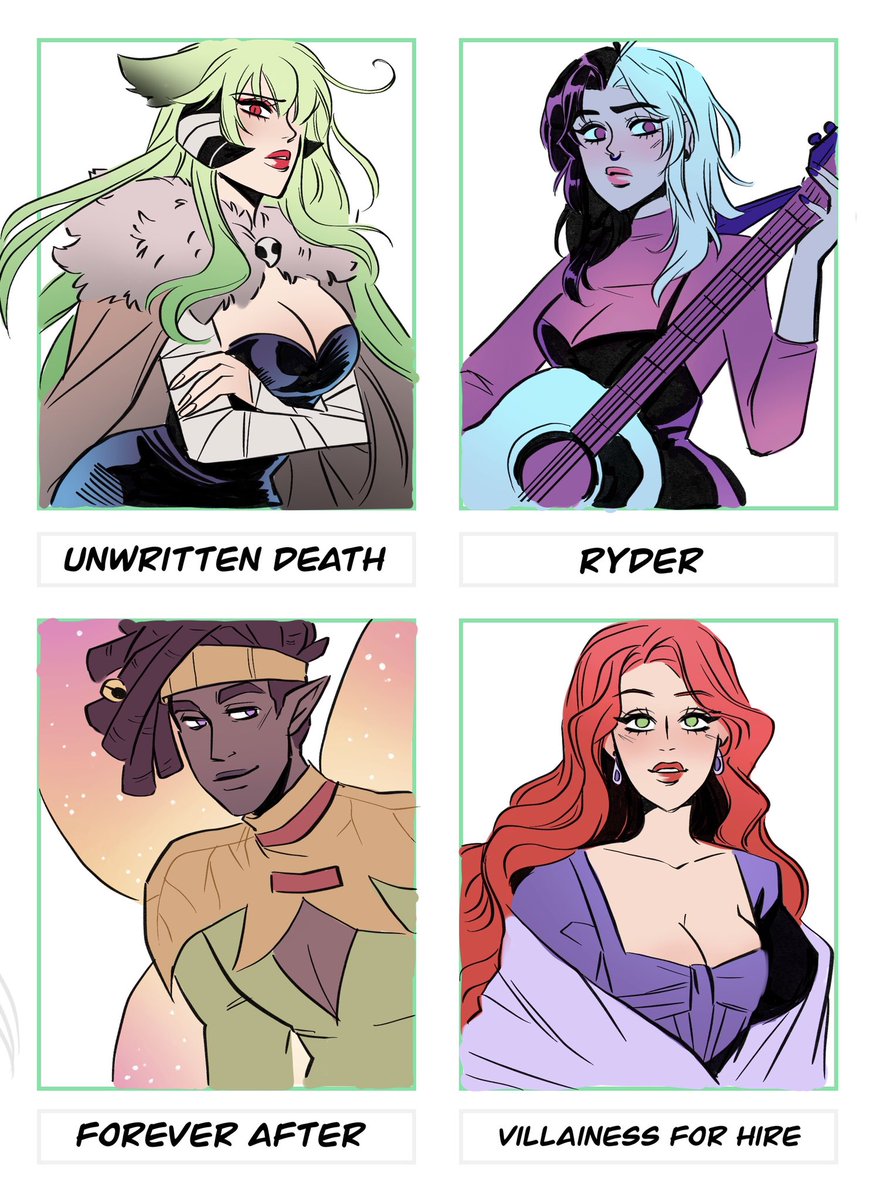 Sometimes you just have to do some Webtoon fanarts 😤✨two more to go! @LavenderIce @AustenMarieTV @HannahAlexArt @xAkimiya