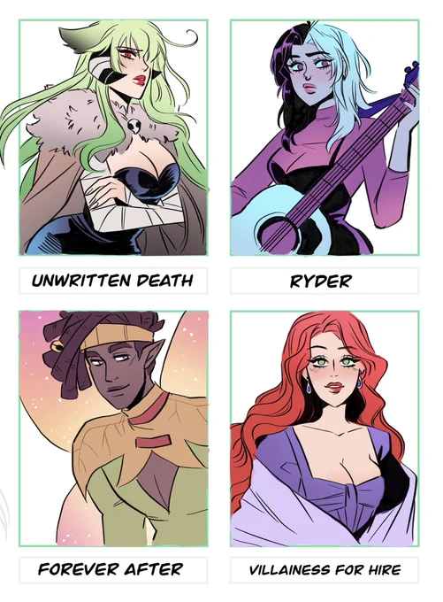 Sometimes you just have to do some Webtoon fanarts 😤✨two more to go!   @LavenderIce @AustenMarieTV @HannahAlexArt @xAkimiya 
