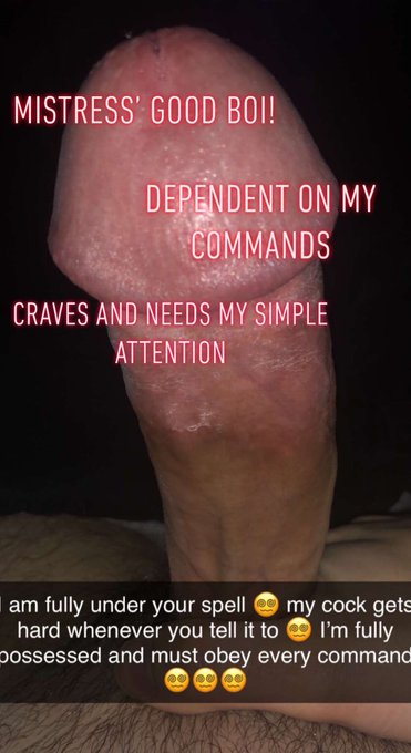 Alright bitch bois mistress has a special treat for you. Be exposed be owned new weekly specials for<a href="/tag/bdsm"class="tags"><span>#bdsm</span></a><a href="/tag/slave"class="tags"><span>#slave</span></a><a href="/tag/mistress"class="tags"><span>#mistress</span></a><a href="/tag/domme"class="tags"><span>#domme</span></a><a href="/tag/hypnosis"class="tags"><span>#hypnosis</span></a><a href="/tag/submissivemen"class="tags"><span>#submissivemen</span></a>