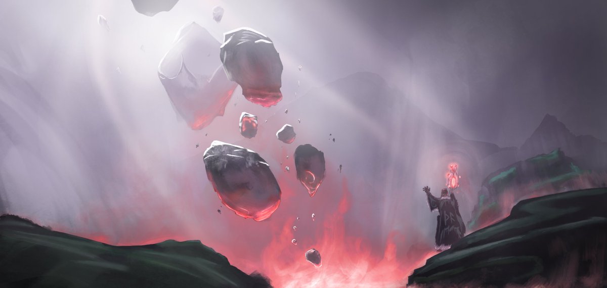 Jar0Jello's tweet photo. Fantasy Style Landscape (with colour variations) 
#RobloxDev #Roblox #robloxart #Digital #art #landscape #fantasy #digitalpainting https://t.co/3vGPvyz6sQ