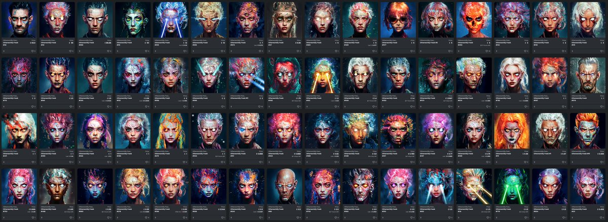 Limited collection <a href="/OtherworldlyFN/">Freaky Girls NFT</a> consisting of 1.000 highly unique artworks by <a href="/Sammyapples/">Sam.eth</a> recently launched. And they’re offering WL spots to #FreaksNFT OFR holders for a very exciting and big #nft project that’s coming up! So, jump onto their OS and...👀

#OWFfollowOWF #NFTS