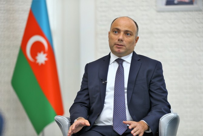 🇹🇷 Nazir Anar Kərimov Türkiyə mətbuatına Şuşanın bərpası planından danışıb

MÜSAHİBƏ, FOTO| Azərbaycanlı nazir: “Şuşanın yenidən qurulması mədəni dirçəlişin açarıdır” (DAILY SABAH, Türkiyə)
worldmedia.az/news.aspx?id=4…

<a href="/culture_gov_az/">Ministry of Culture of the Republic of Azerbaijan</a> 
<a href="/Anar_Karim/">Anar Karimov 🇦🇿</a> 
<a href="/AzEmbassyTurkey/">Azerbaycan Cumhuriyeti Türkiye Büyükelçiliği</a> 
<a href="/DailySabah/">Daily Sabah</a>