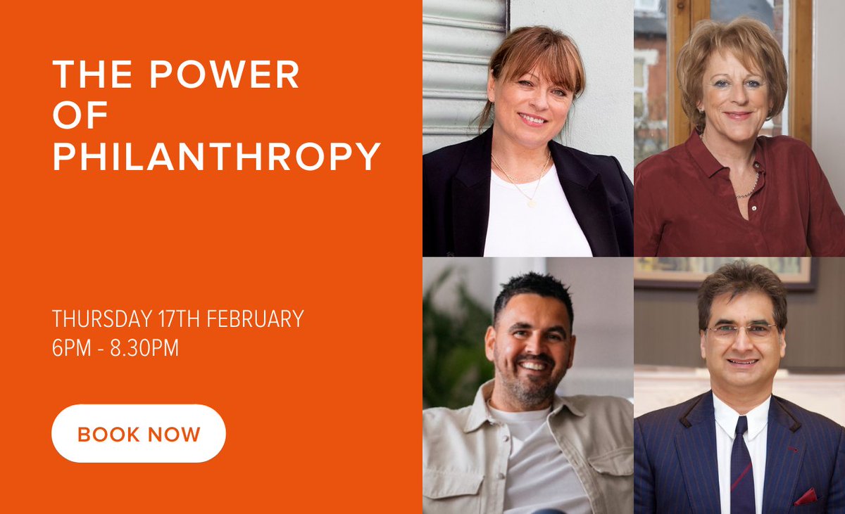 Discover the Power of Philanthropy on Thursday 17th February! Hosted by <a href="/o_agency_tweets/">O.agency</a> @kariowers, our panellists <a href="/REECEgroup/">Reece Group</a> @malhotragroup <a href="/better_studio/">Better</a> will share how you can begin your own charitable endeavours. Book: bit.ly/3rxilZq #NEentrepreneurs